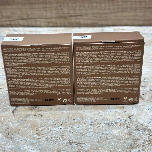 2X Anastasia Beverly Hills Cream Bronzer Cool Brown 30g / 1 Oz. NIB Sealed - Picture 2 of 10